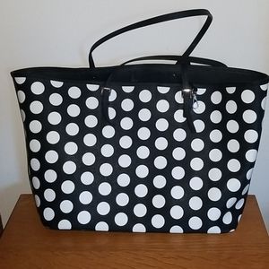 Michael kors poka dot tote